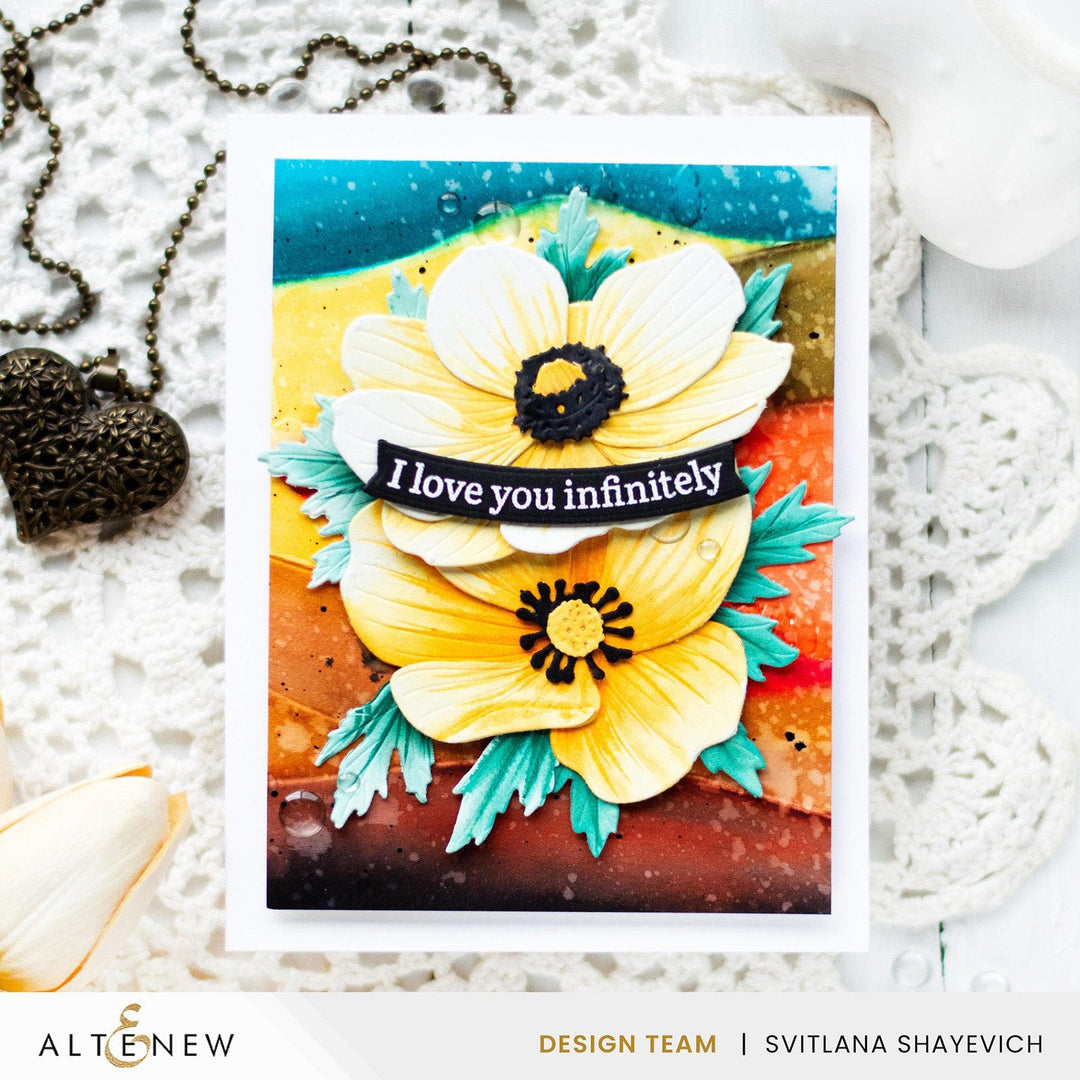 Craft-A-Flower: Anemone Blue Poppy Layering Die Set