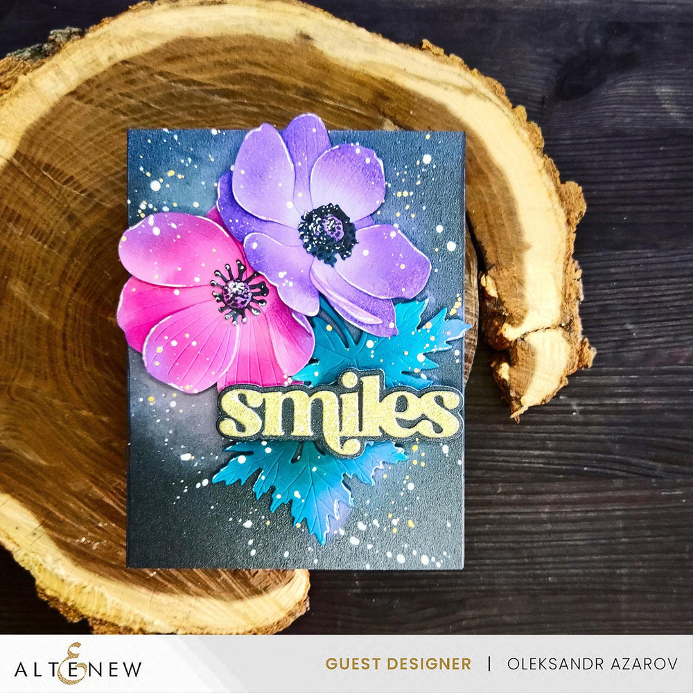 Craft-A-Flower: Anemone Blue Poppy Layering Die Set