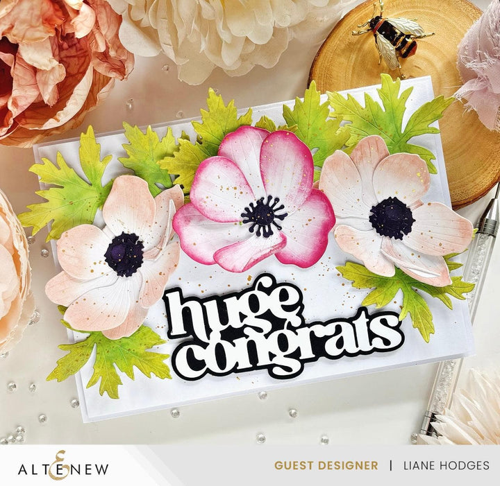 Craft-A-Flower: Anemone Blue Poppy Layering Die Set