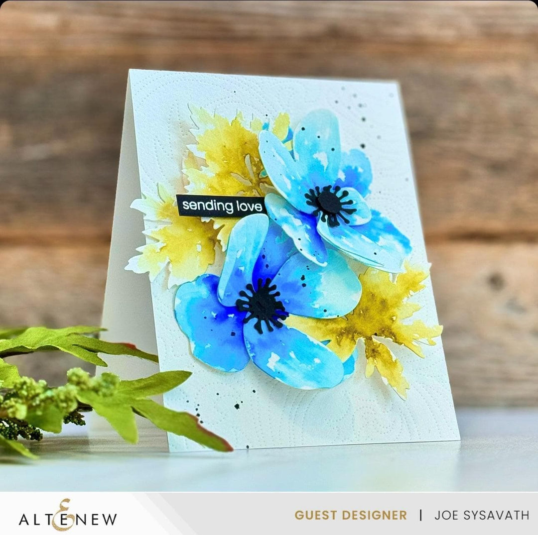 Craft-A-Flower: Anemone Blue Poppy Layering Die Set