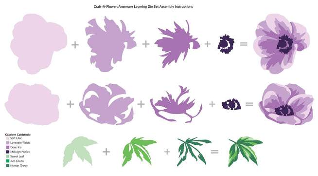 Part A-Glitz Art Craft Co.,LTD Dies Craft-A-Flower: Anemone Layering Die Set