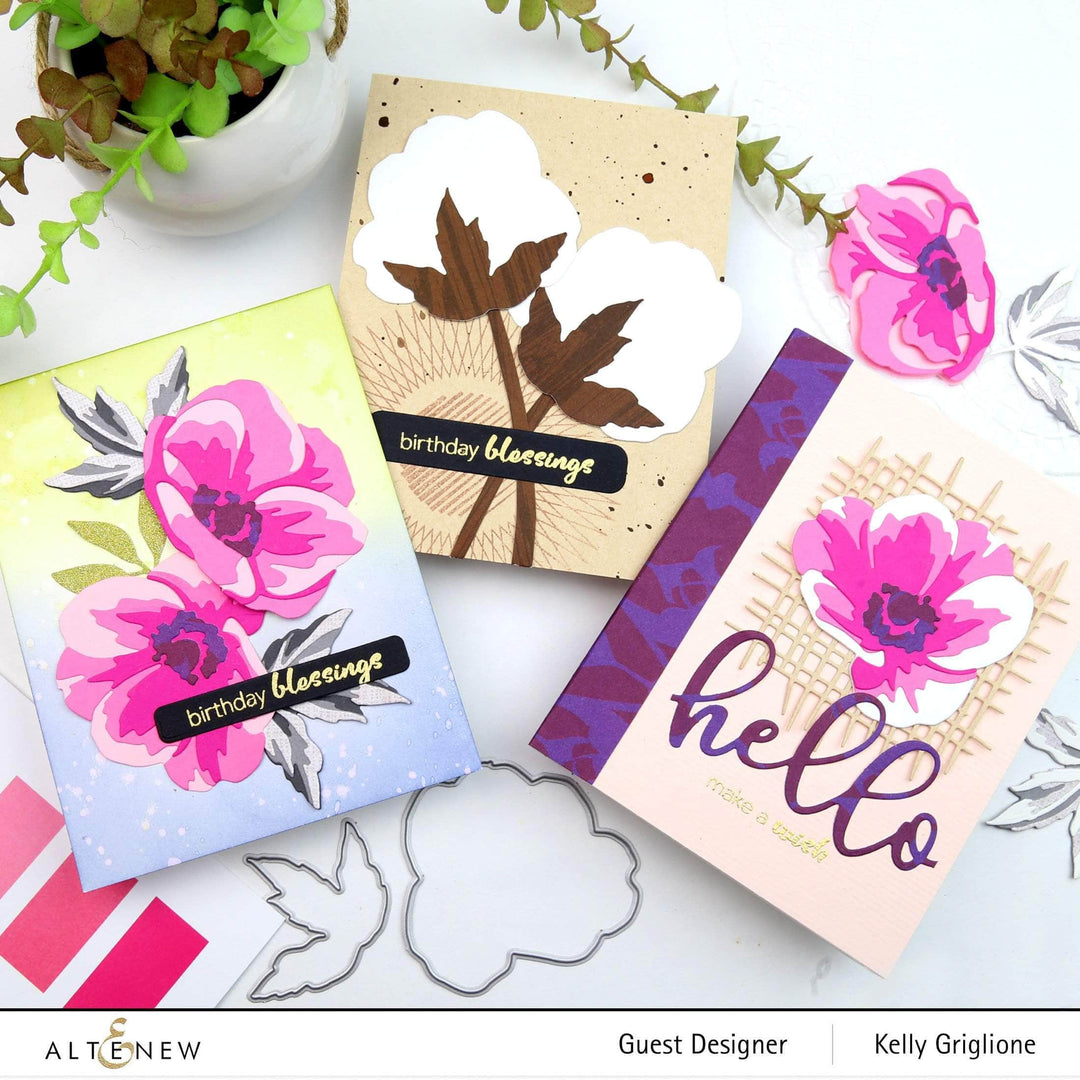 Part A-Glitz Art Craft Co.,LTD Dies Craft-A-Flower: Anemone Layering Die Set