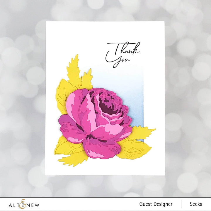 Part A-Glitz Art Craft Co.,LTD Dies Craft-A-Flower: Antique Rose Layering Die Set