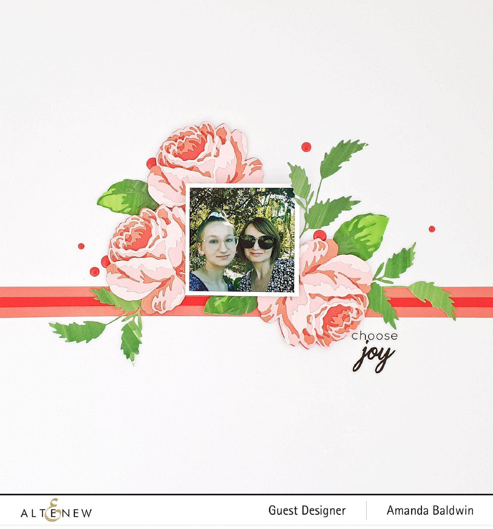 Part A-Glitz Art Craft Co.,LTD Dies Craft-A-Flower: Antique Rose Layering Die Set