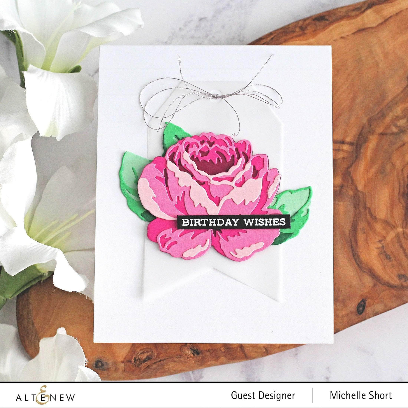 Part A-Glitz Art Craft Co.,LTD Dies Craft-A-Flower: Antique Rose Layering Die Set