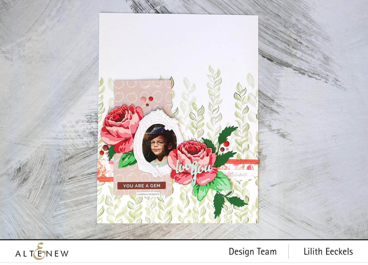 Part A-Glitz Art Craft Co.,LTD Dies Craft-A-Flower: Antique Rose Layering Die Set