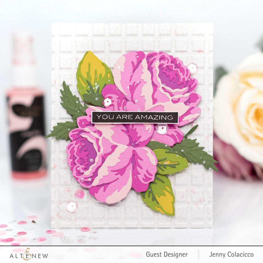 Part A-Glitz Art Craft Co.,LTD Dies Craft-A-Flower: Antique Rose Layering Die Set