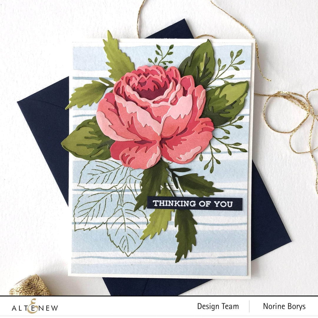 Part A-Glitz Art Craft Co.,LTD Dies Craft-A-Flower: Antique Rose Layering Die Set