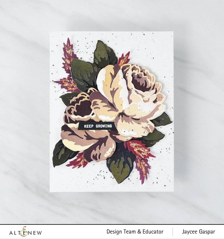 Part A-Glitz Art Craft Co.,LTD Dies Craft-A-Flower: Antique Rose Layering Die Set