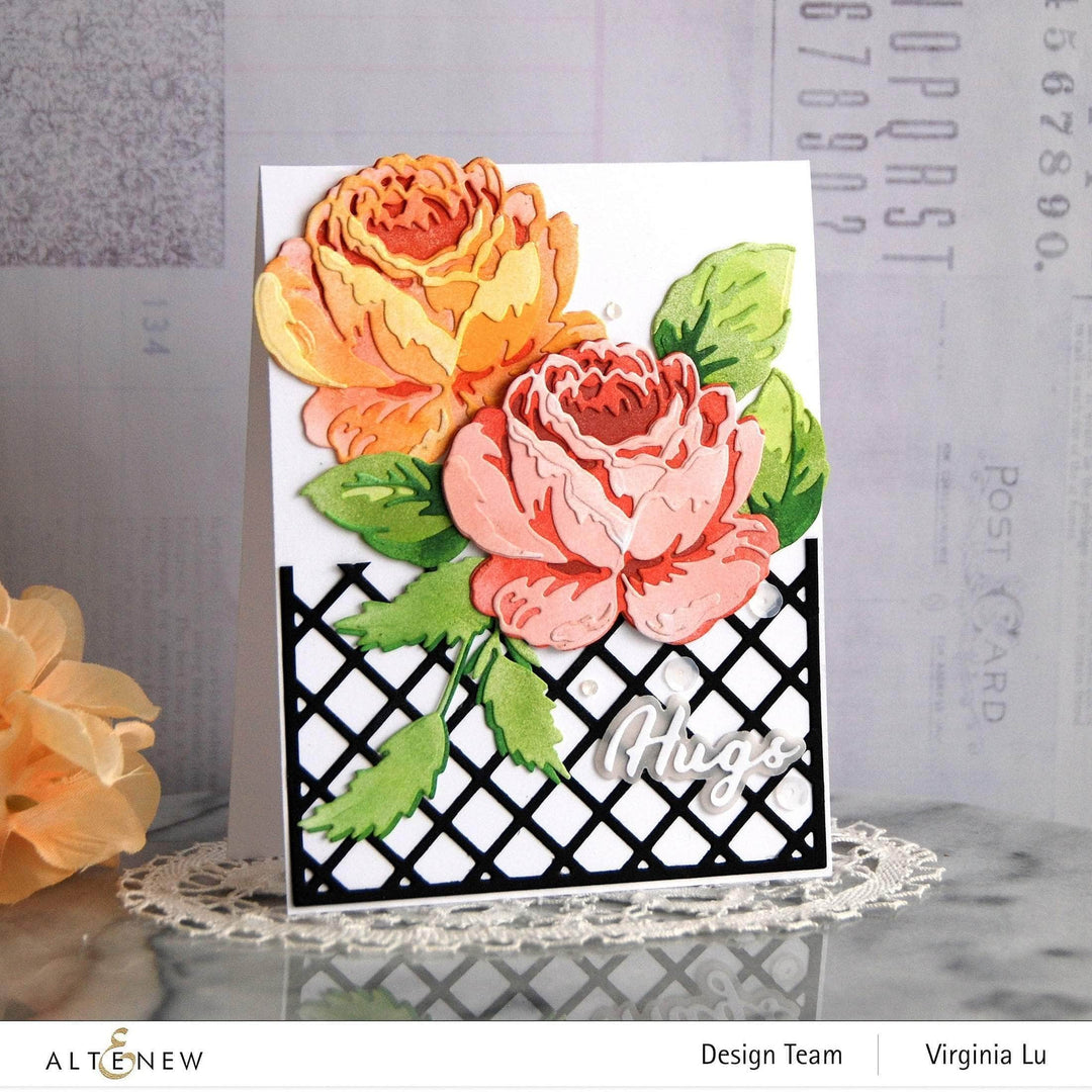 Part A-Glitz Art Craft Co.,LTD Dies Craft-A-Flower: Antique Rose Layering Die Set
