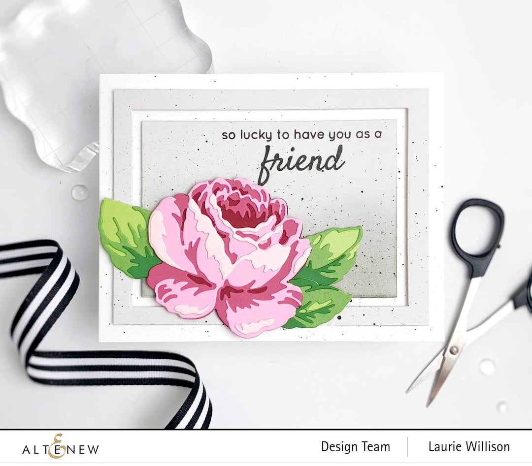 Part A-Glitz Art Craft Co.,LTD Dies Craft-A-Flower: Antique Rose Layering Die Set