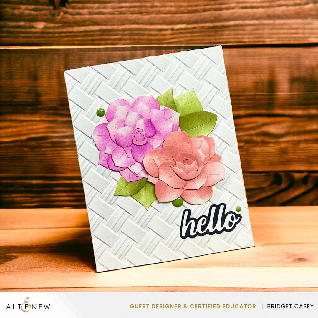 Craft-A-Flower: April Kiss Camellia Layering Die Set