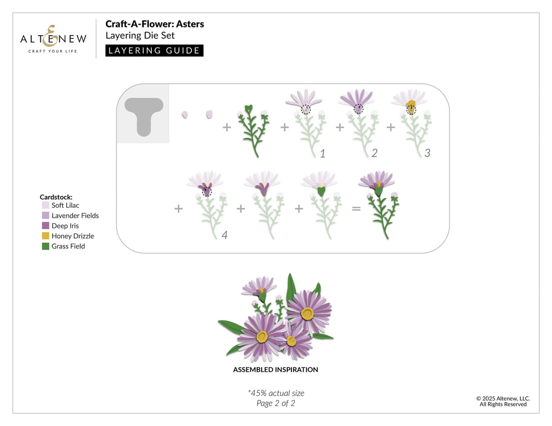 Craft-A-Flower: Asters Layering Die Set