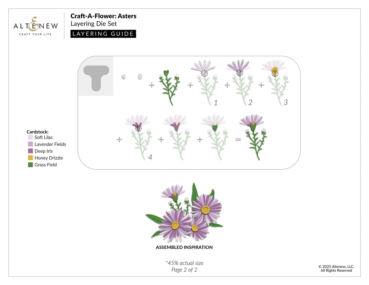 Craft-A-Flower: Asters Layering Die Set