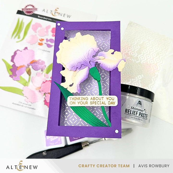 Craft-A-Flower: Bearded Iris Layering Die Set