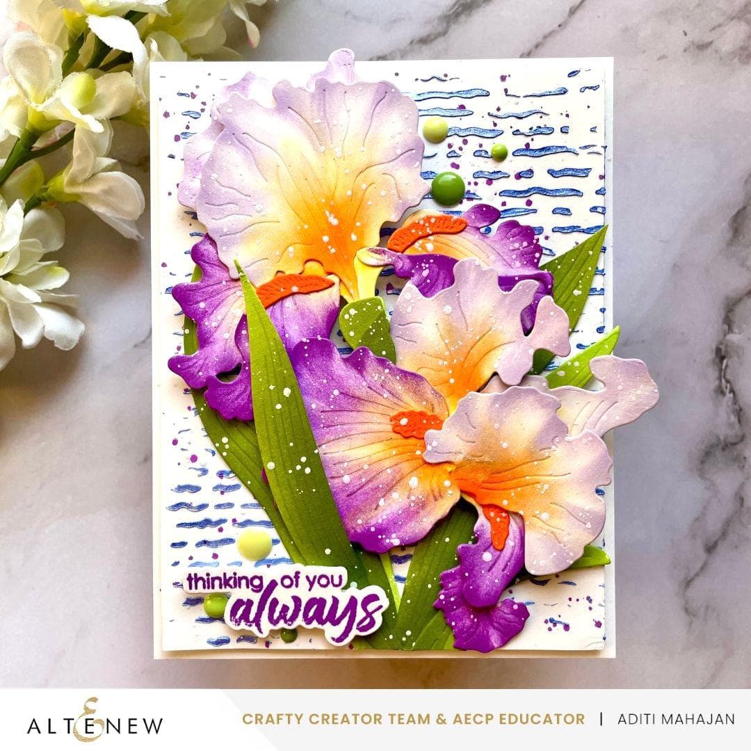 Craft-A-Flower: Bearded Iris Layering Die Set | Altenew