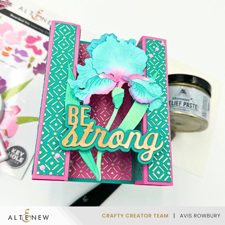 Craft-A-Flower: Bearded Iris Layering Die Set