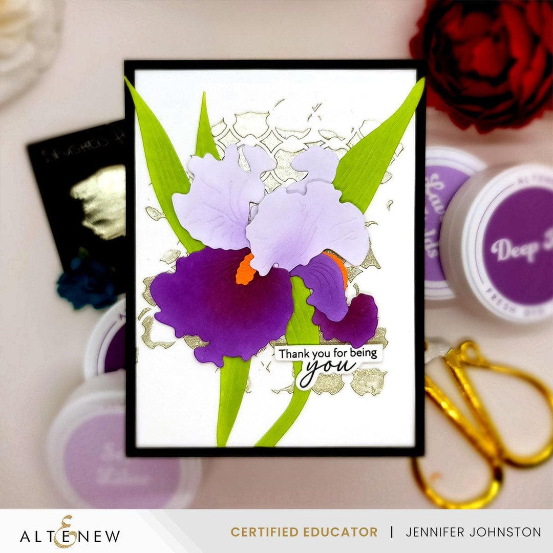 Craft-A-Flower: Bearded Iris Layering Die Set