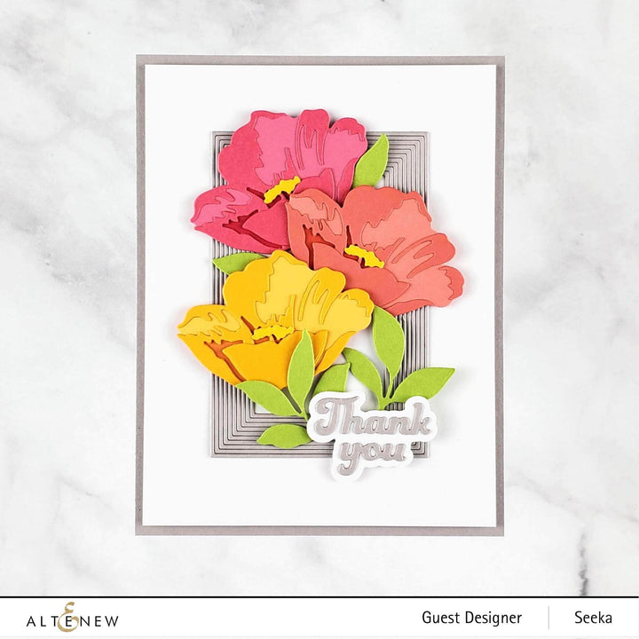 Part A-Glitz Art Craft Co.,LTD Dies Craft-A-Flower: Buttercup Layering Die Set