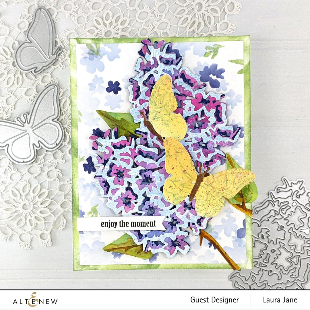 Part A-Glitz Art Craft Co.,LTD Dies Craft-A-Flower: Butterfly Bush Layering Die Set