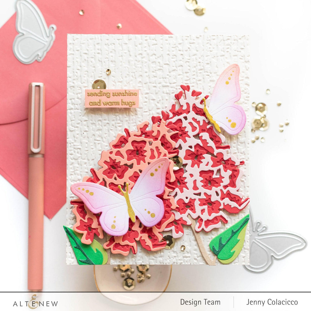 Part A-Glitz Art Craft Co.,LTD Dies Craft-A-Flower: Butterfly Bush Layering Die Set