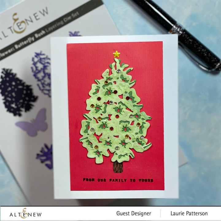 Part A-Glitz Art Craft Co.,LTD Dies Craft-A-Flower: Butterfly Bush Layering Die Set