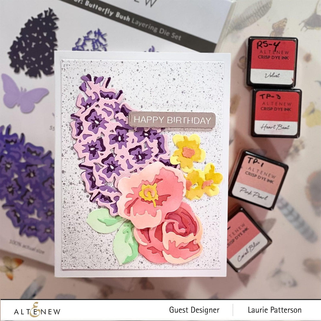 Part A-Glitz Art Craft Co.,LTD Dies Craft-A-Flower: Butterfly Bush Layering Die Set