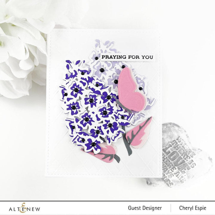Part A-Glitz Art Craft Co.,LTD Dies Craft-A-Flower: Butterfly Bush Layering Die Set