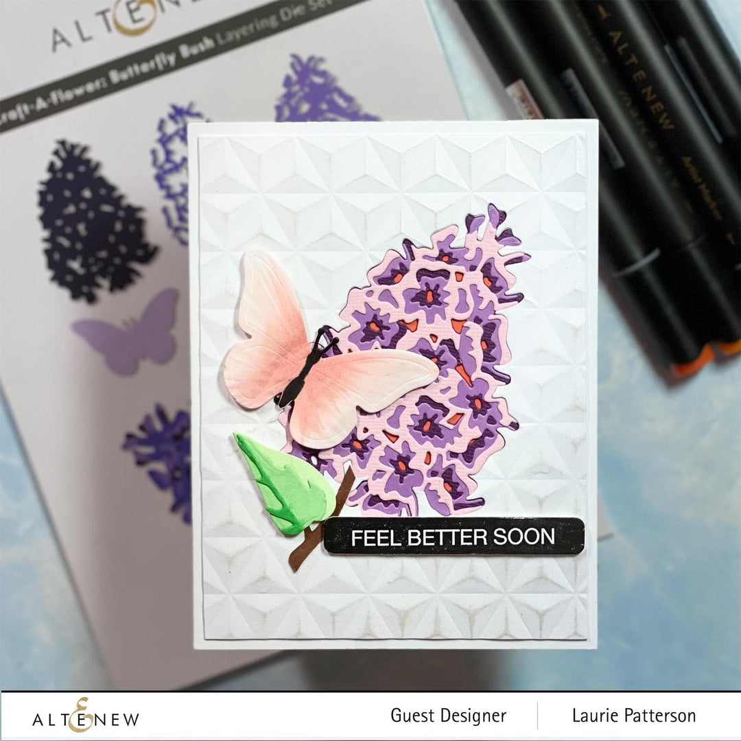 Part A-Glitz Art Craft Co.,LTD Dies Craft-A-Flower: Butterfly Bush Layering Die Set