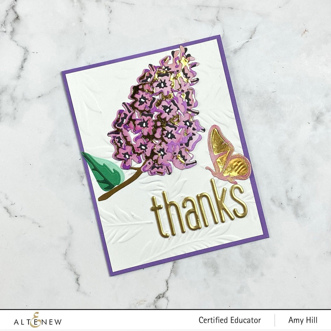 Part A-Glitz Art Craft Co.,LTD Dies Craft-A-Flower: Butterfly Bush Layering Die Set