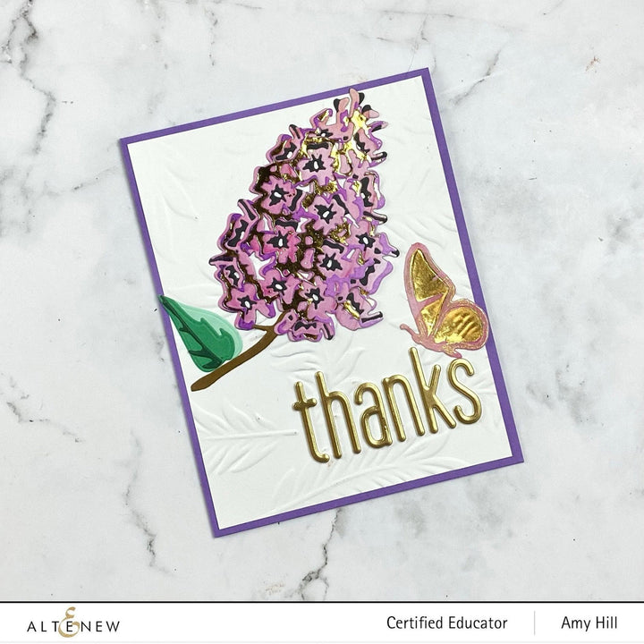 Part A-Glitz Art Craft Co.,LTD Dies Craft-A-Flower: Butterfly Bush Layering Die Set