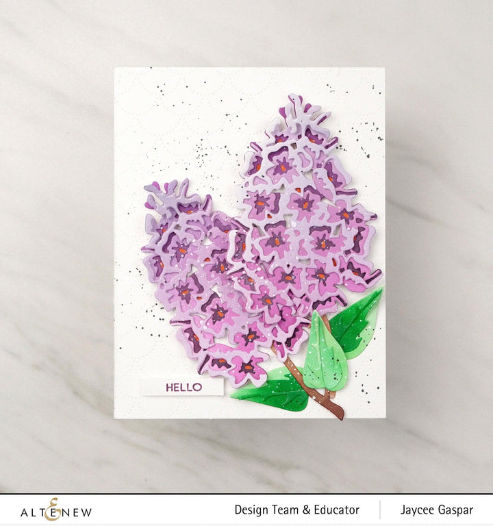 Part A-Glitz Art Craft Co.,LTD Dies Craft-A-Flower: Butterfly Bush Layering Die Set