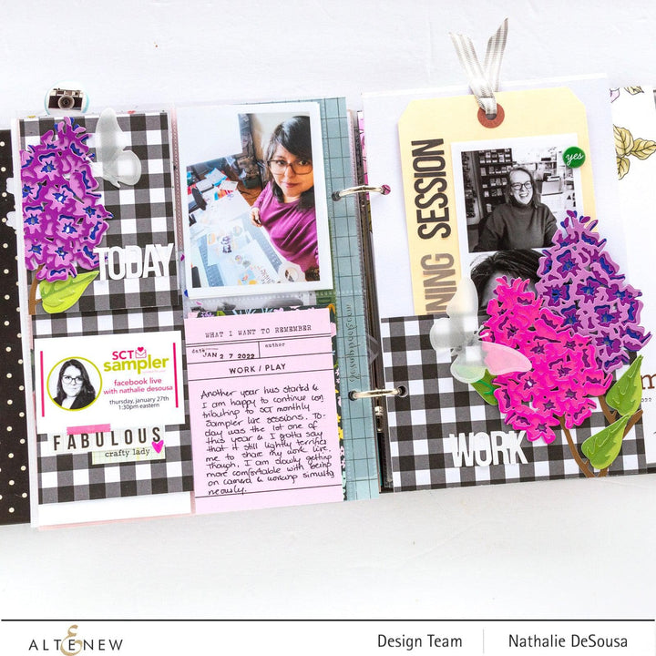 Part A-Glitz Art Craft Co.,LTD Dies Craft-A-Flower: Butterfly Bush Layering Die Set