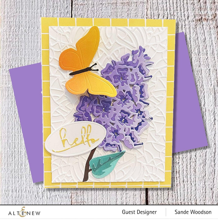 Part A-Glitz Art Craft Co.,LTD Dies Craft-A-Flower: Butterfly Bush Layering Die Set