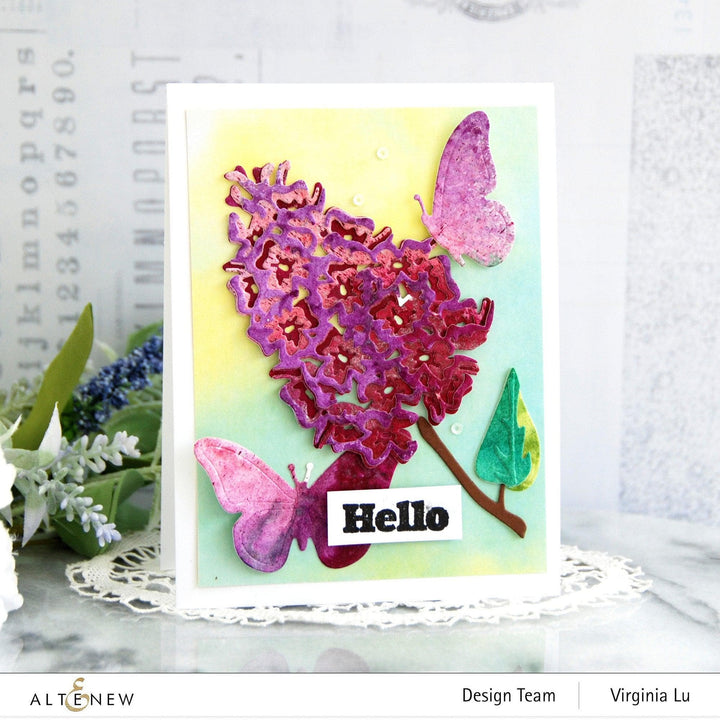 Part A-Glitz Art Craft Co.,LTD Dies Craft-A-Flower: Butterfly Bush Layering Die Set