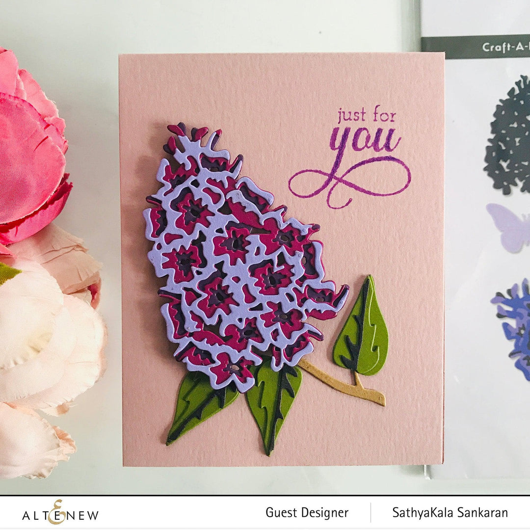 Part A-Glitz Art Craft Co.,LTD Dies Craft-A-Flower: Butterfly Bush Layering Die Set