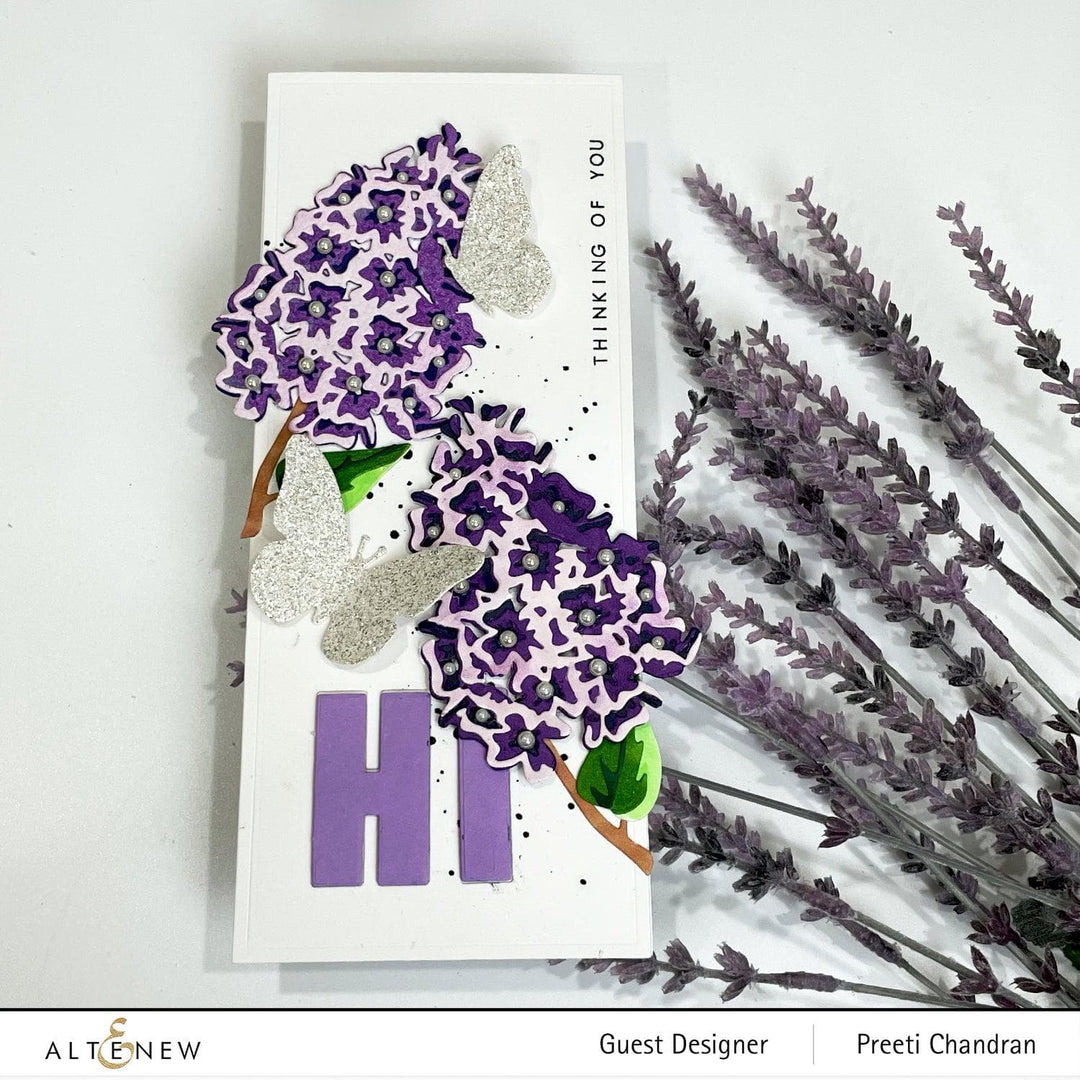 Part A-Glitz Art Craft Co.,LTD Dies Craft-A-Flower: Butterfly Bush Layering Die Set