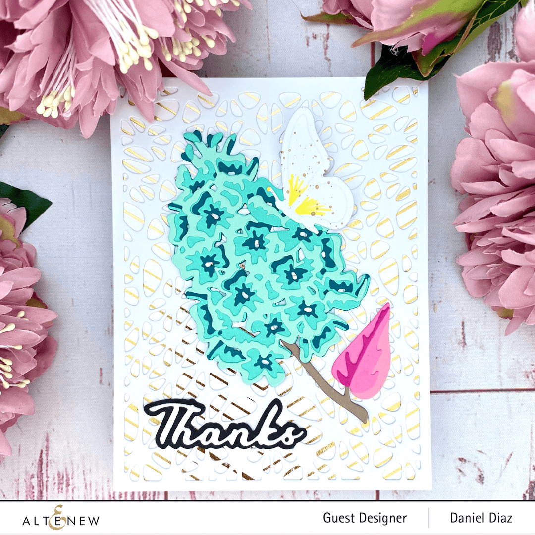 Part A-Glitz Art Craft Co.,LTD Dies Craft-A-Flower: Butterfly Bush Layering Die Set