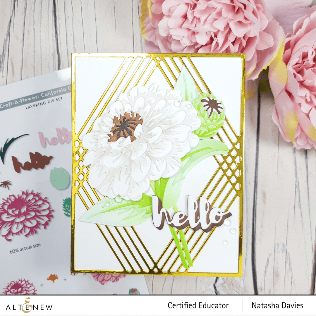 Part A-Glitz Art Craft Co.,LTD Dies Craft-A-Flower: California Giants Layering Die Set