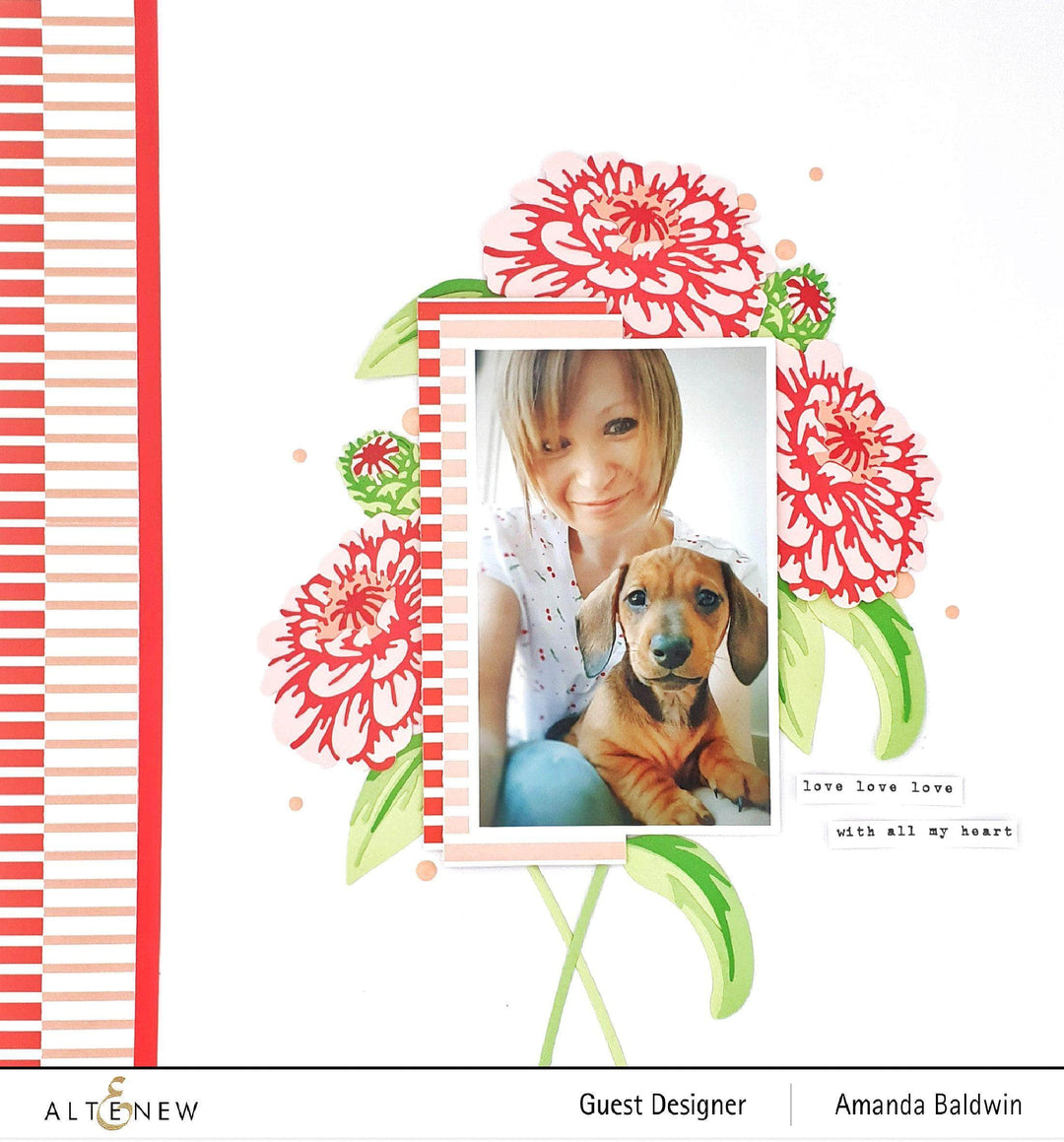 Part A-Glitz Art Craft Co.,LTD Dies Craft-A-Flower: California Giants Layering Die Set