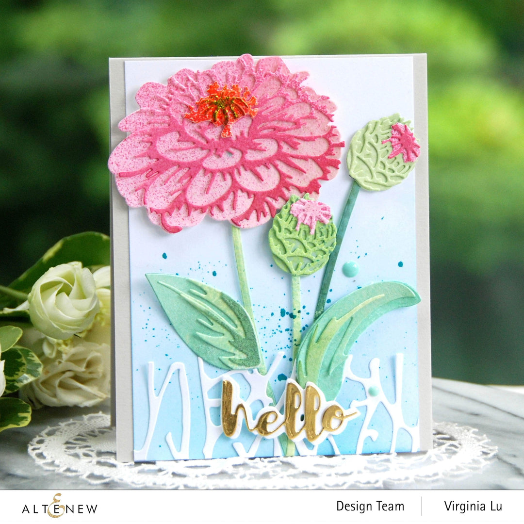 Part A-Glitz Art Craft Co.,LTD Dies Craft-A-Flower: California Giants Layering Die Set