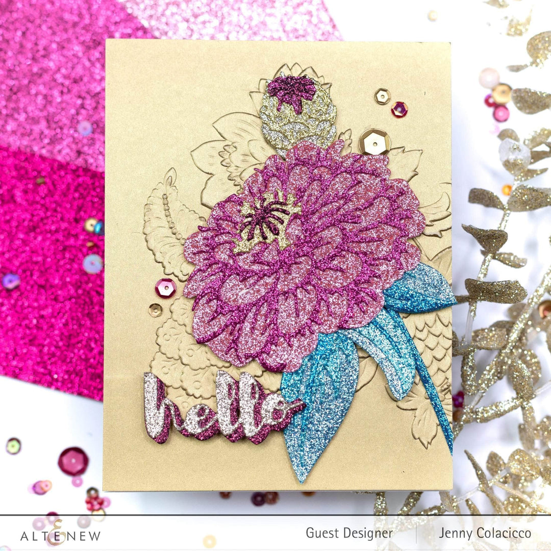 Part A-Glitz Art Craft Co.,LTD Dies Craft-A-Flower: California Giants Layering Die Set