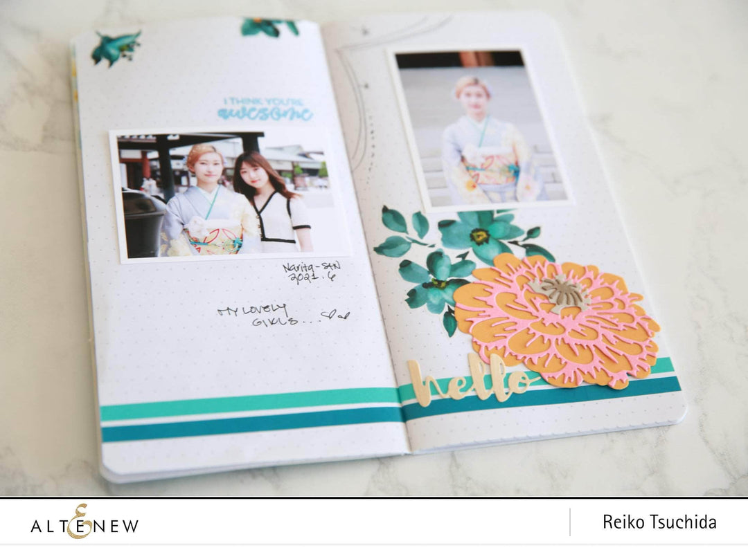 Part A-Glitz Art Craft Co.,LTD Dies Craft-A-Flower: California Giants Layering Die Set