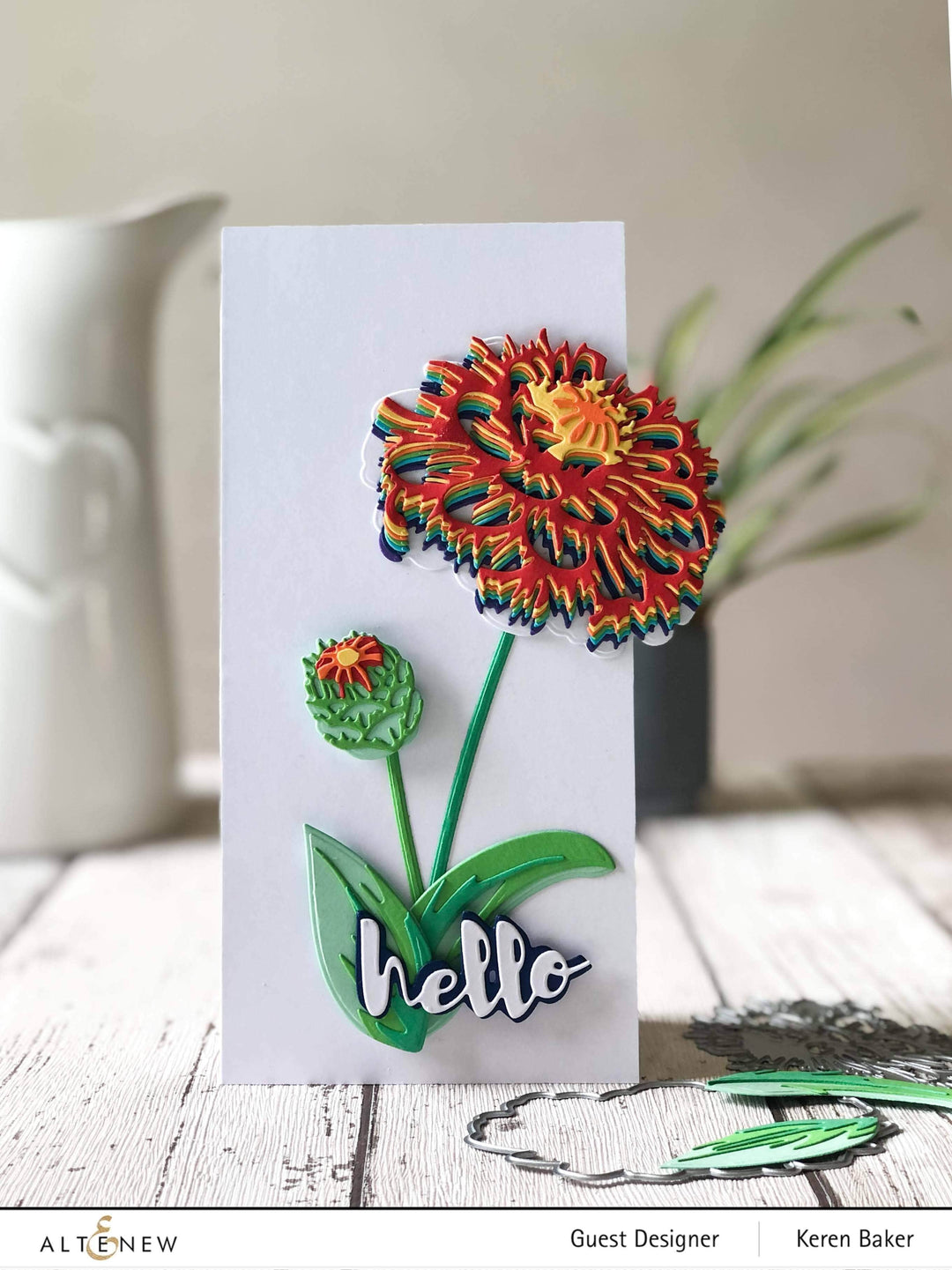 Part A-Glitz Art Craft Co.,LTD Dies Craft-A-Flower: California Giants Layering Die Set