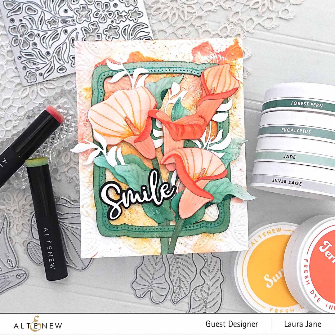 altenew craft a flower lily Craft-A-Flower: Calla Lily Layering Die Set