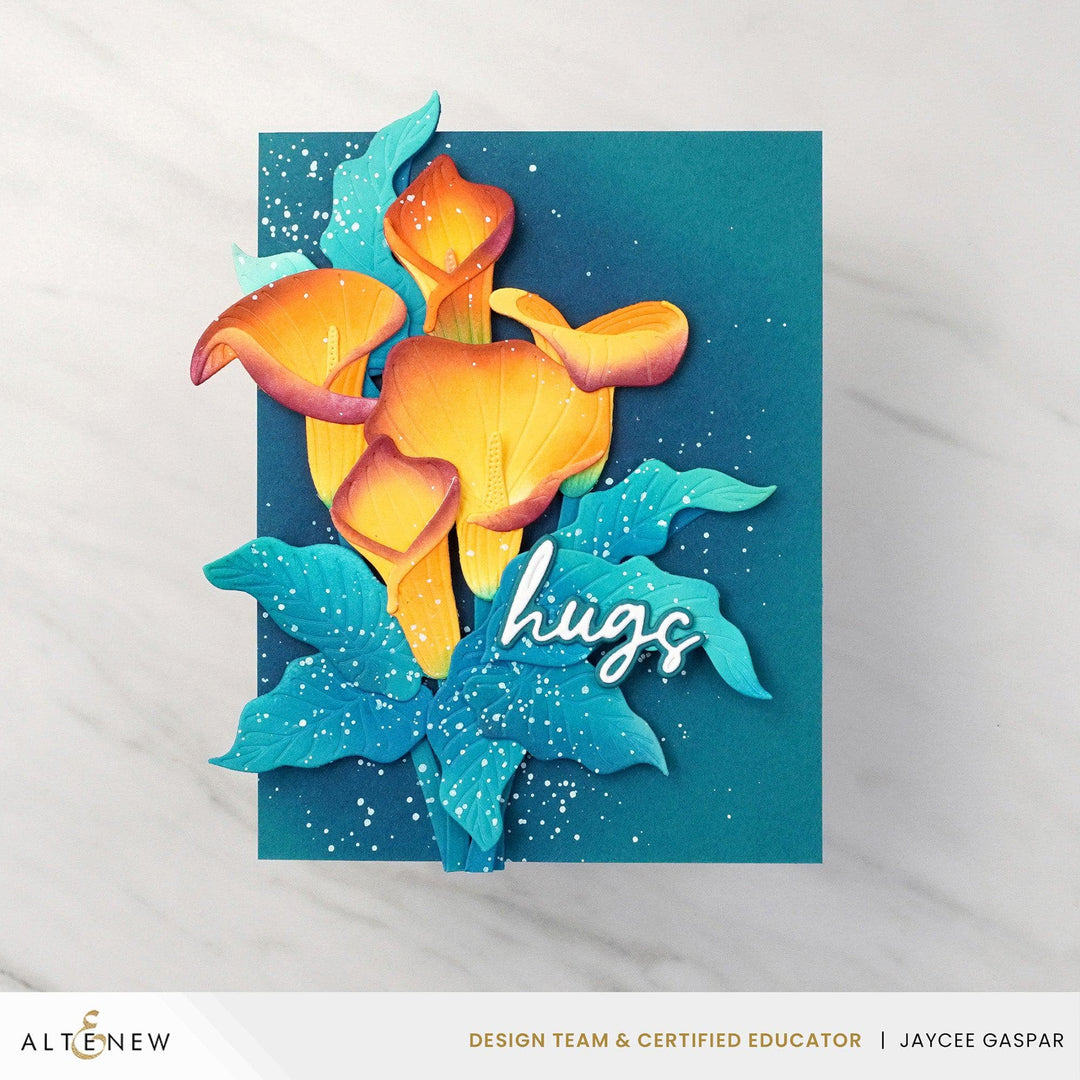 altenew craft a flower lily Craft-A-Flower: Calla Lily Layering Die Set