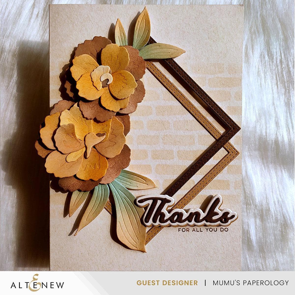 Antonia flowers Revival 専用 Craft-A-Flower: Carnation Layering Die Set | Altenew