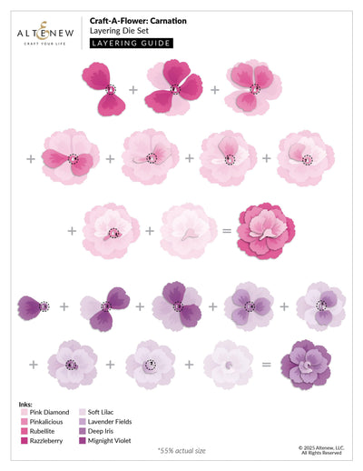 Craft-A-Flower: Carnation Layering Die Set