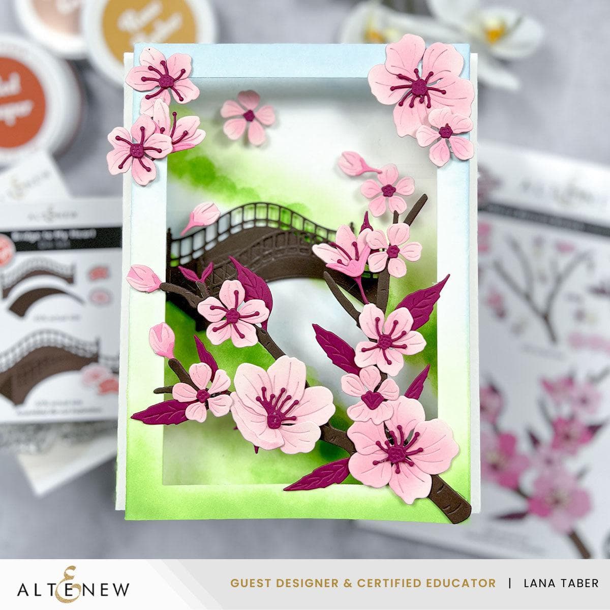 Craft-A-Flower: Cherry Blossom Branch Layering Die Set | Altenew