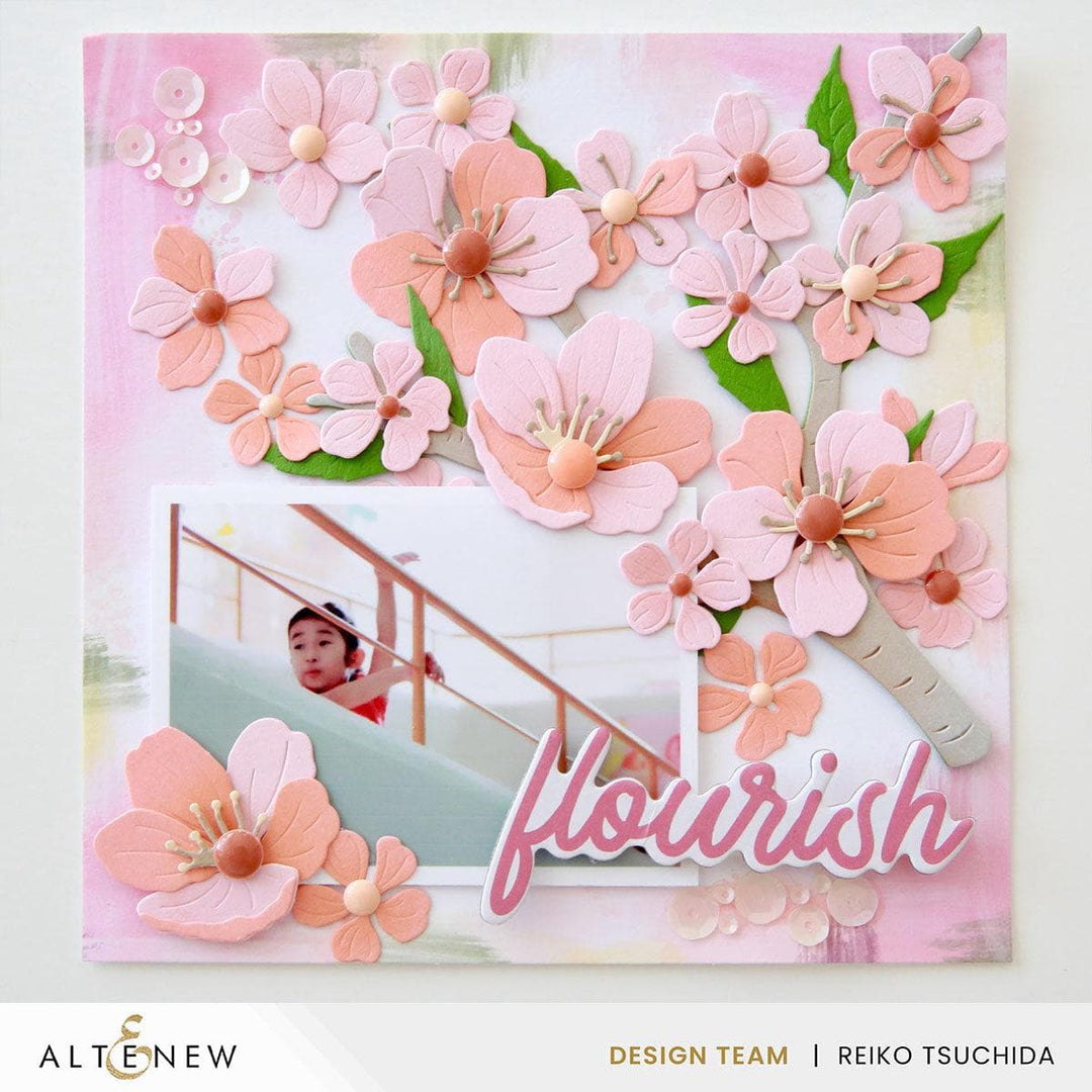 Craft-A-Flower: Cherry Blossom Branch Layering Die Set